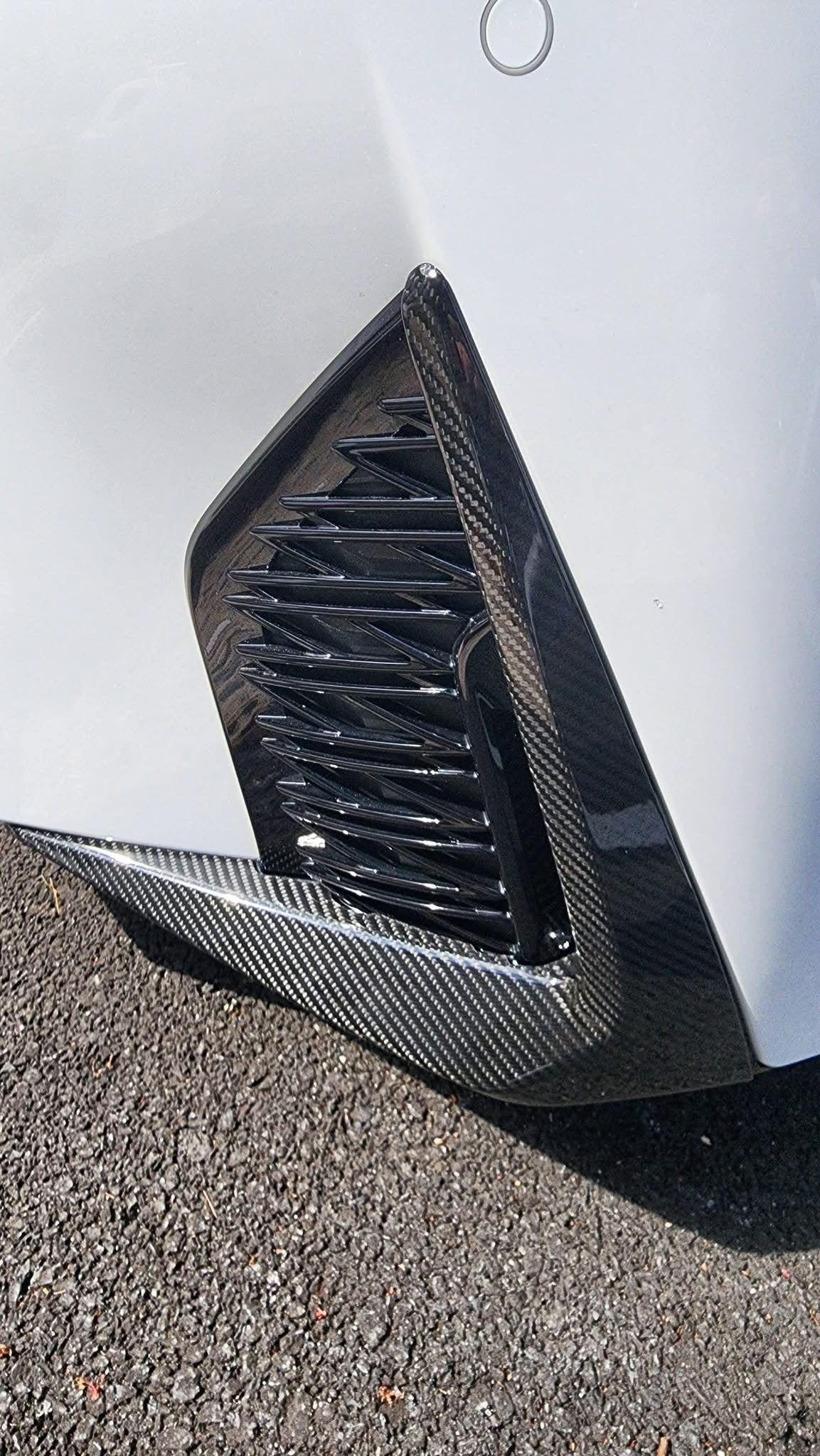Carbon Fiber  Fog Light Cover Lower Bumper Side Trim - Lexus IS 300 350 500 2021-2025