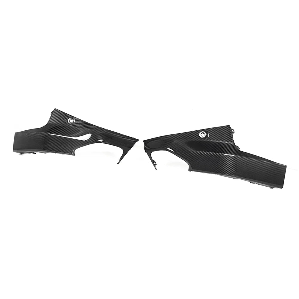 Prepreg Carbon Fiber Side Rear Diffuser Bumper Trim - BMW G42 2 Series