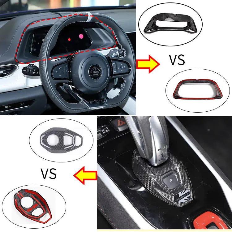 Carbon Fiber Interior Kit - Lotus Emira
