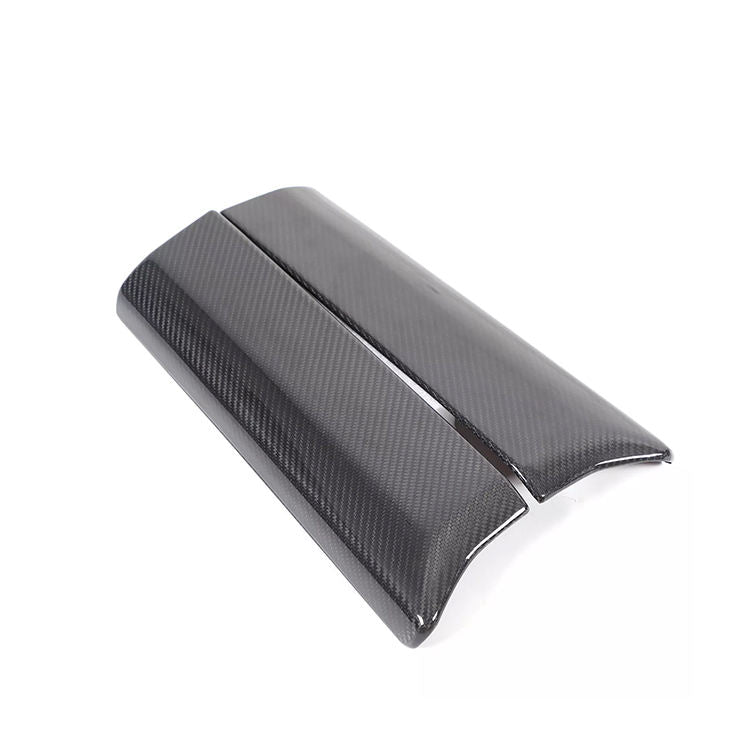 Carbon Fiber Center Console Armrest Box Panel Cover - BMW 5 Series G60