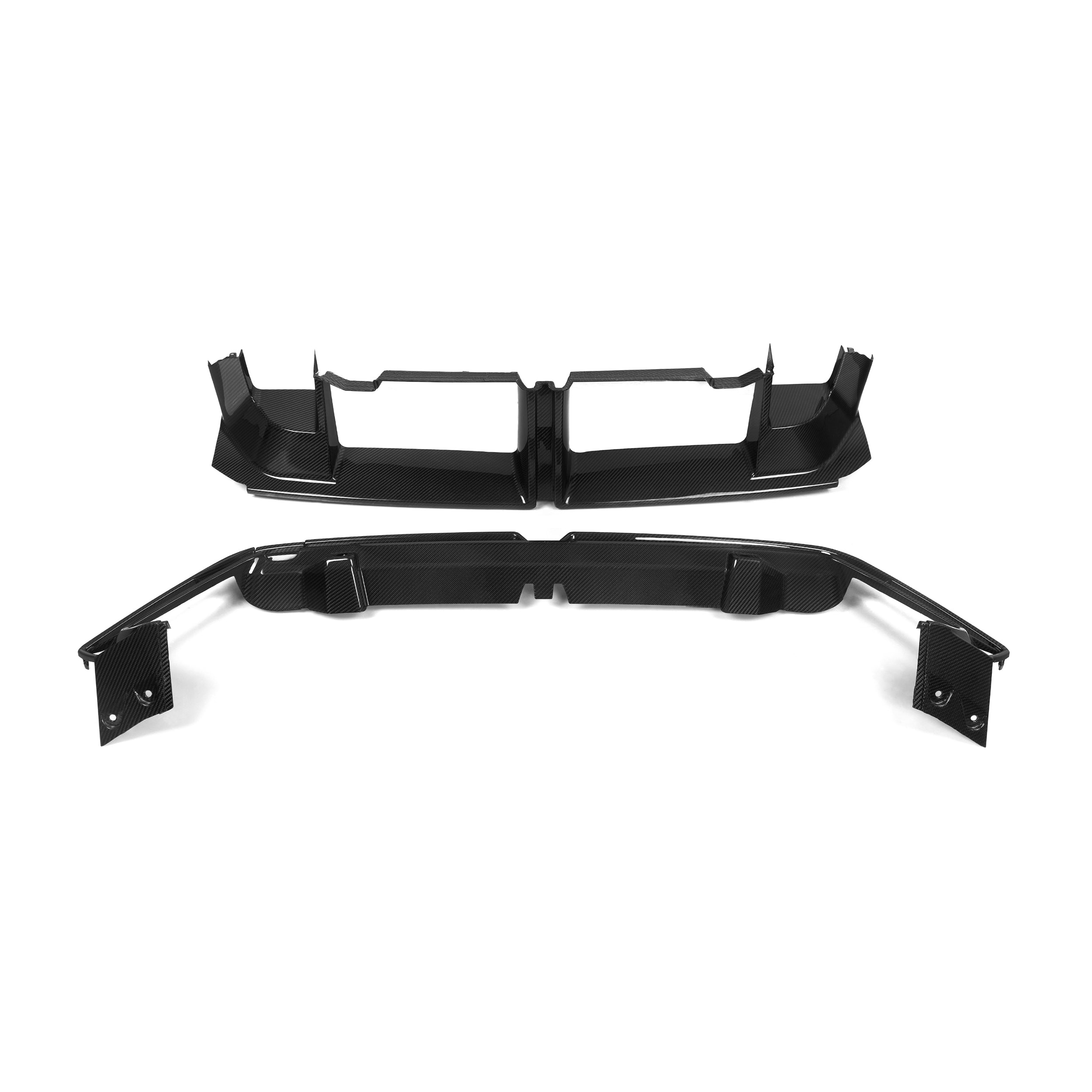 Prepreg OEM Style Carbon Fiber Front Bumper Vent Center Trim - BMW M5 G90 G99