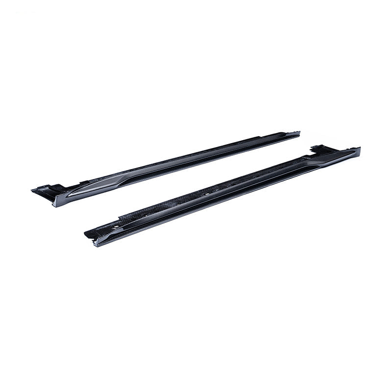 Paktechz Dry Carbon Fiber Body Kit Side Skirts - Porsche 911 992 Carrera S 2019 - 2025