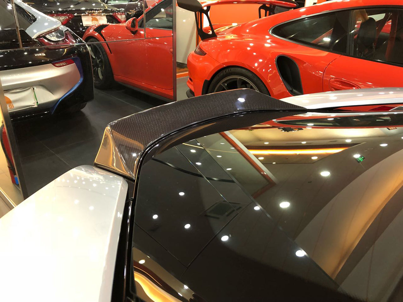 Carbon Fiber Rear Spoiler Wing - BMW I8 Coupe 2-Door 14-18