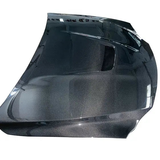 RCF Style Carbon Fiber Vented Hood - 2014-2020 Lexus IS
