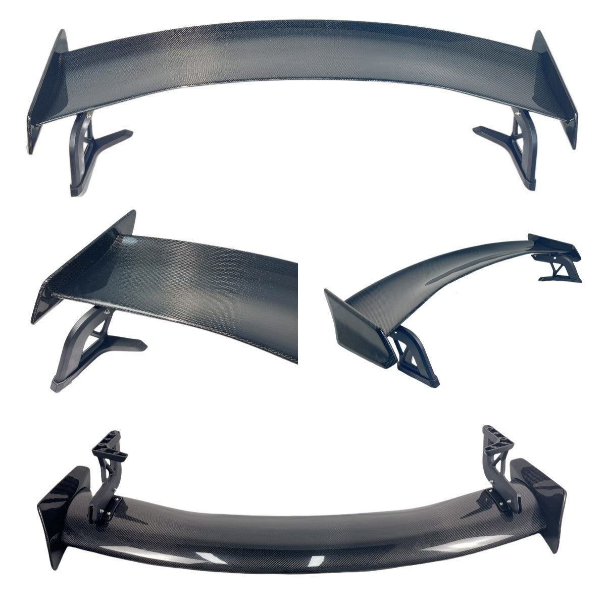 Carbon Fiber Rear Spoiler Gt Style High Wing - 2024 Ford Mustang