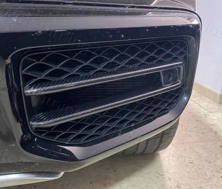 Carbon Fiber Car Front Fog Lamp Frame Panel Trim - Mercedes Benz G Class 2019-2023