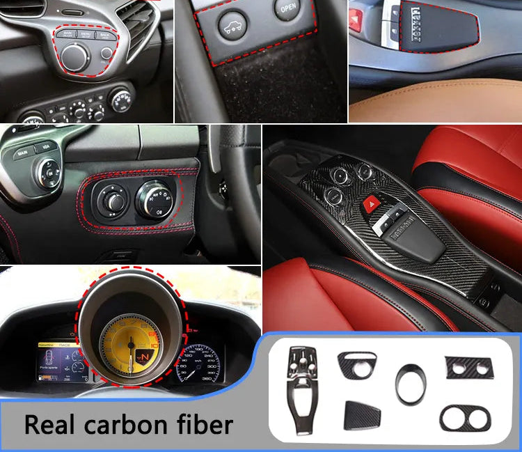 Carbon Fiber Interior Kit - Ferrari 458 2011-2016