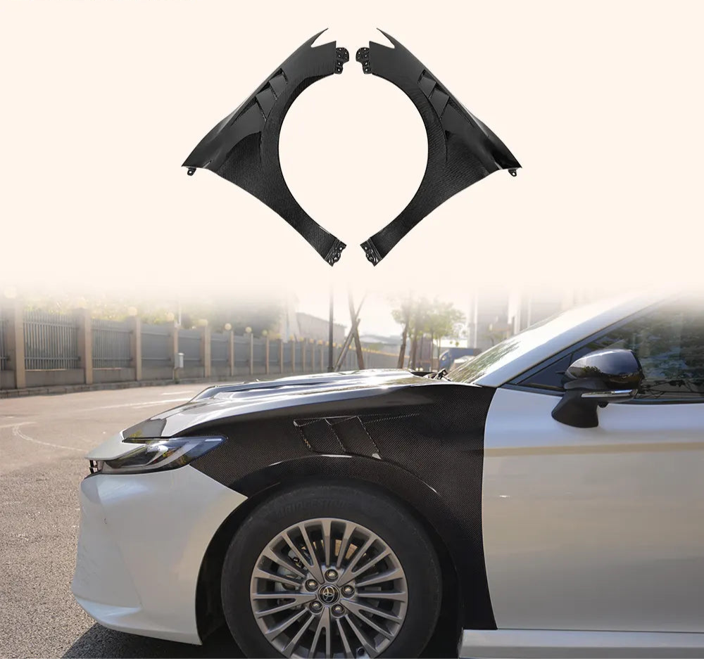 Carbon Fiber vented Fender Set Replacement - Toyota Camry 2024 XV80