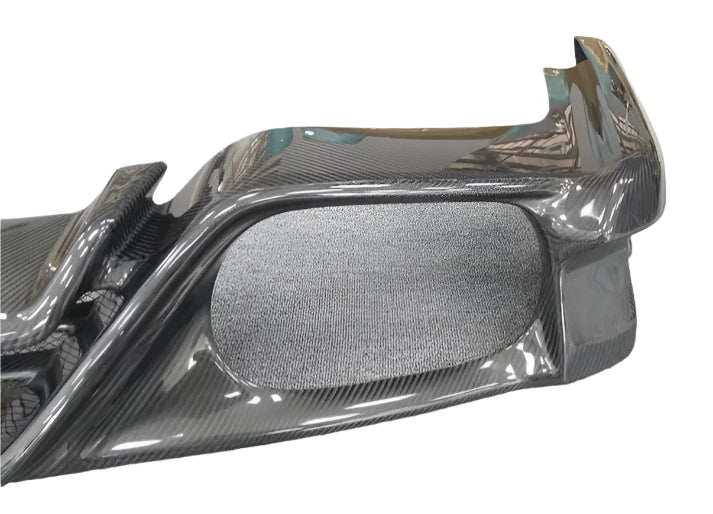 TS-Style Carbon Fiber Rear Diffuser W/BrakeLight - Nissan GTR R35 – The ...