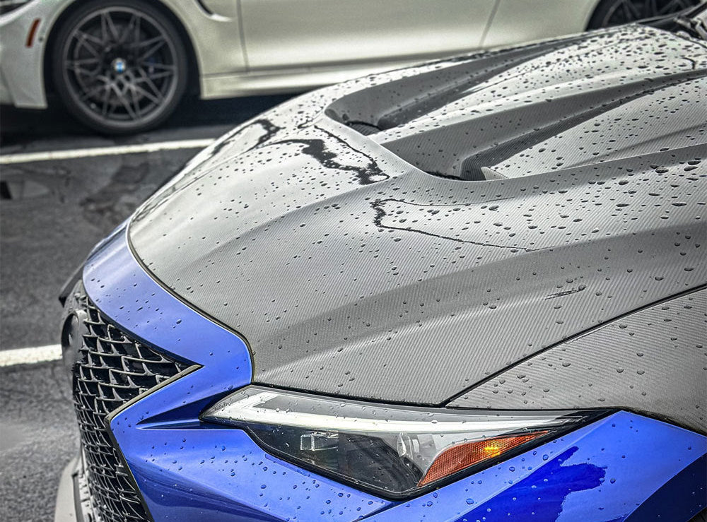 Carbon Fiber Vented V2 Hood bonnet Replacement -  2021+ Lexus IS300 IS350 IS500