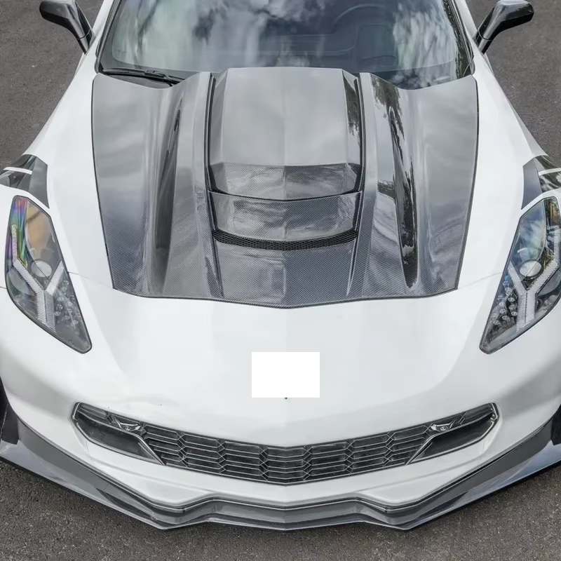 Carbon Fiber Vented Hood V2 - Chevrolet Corvette C7 2014-2019