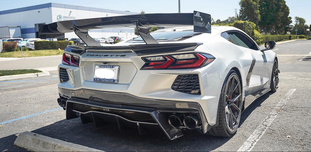 Carbon Fiber AD Rear Diffuser - Chevrolet Corvette C8