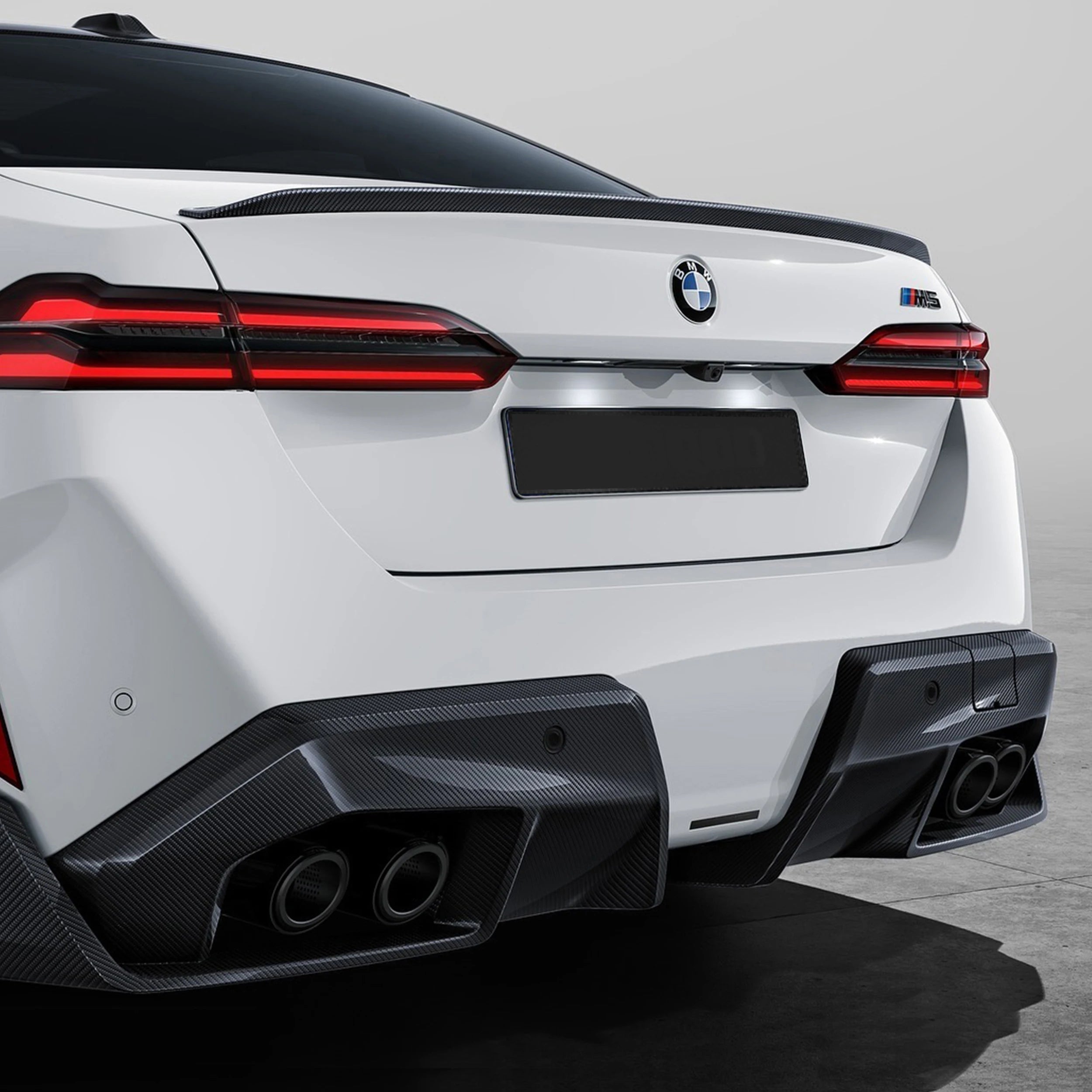 MP style dry carbon fiber rear diffuser - BMW G90 M5