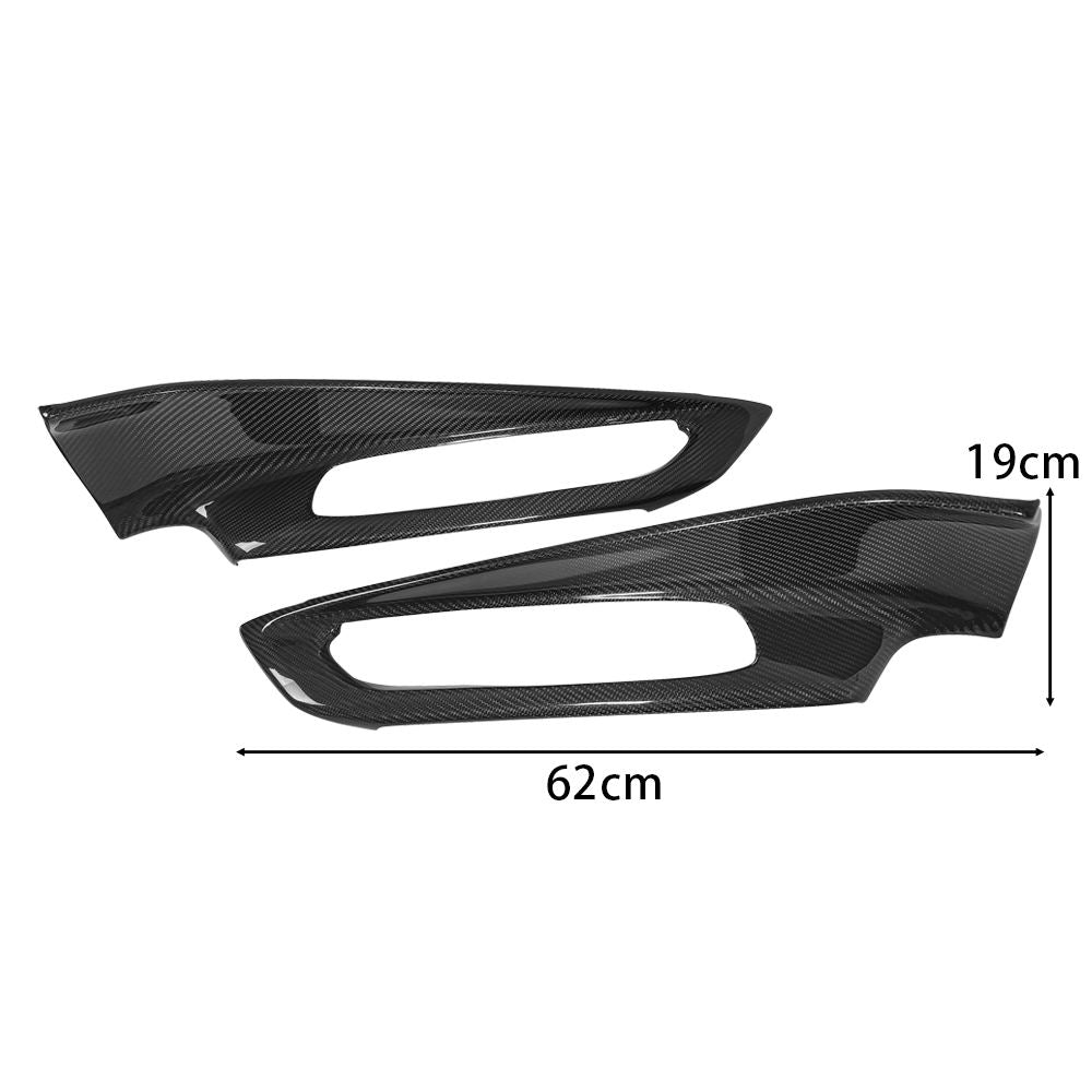 Dry Carbon Fiber Interior Trims Door Bow Cover - C8 Corvette