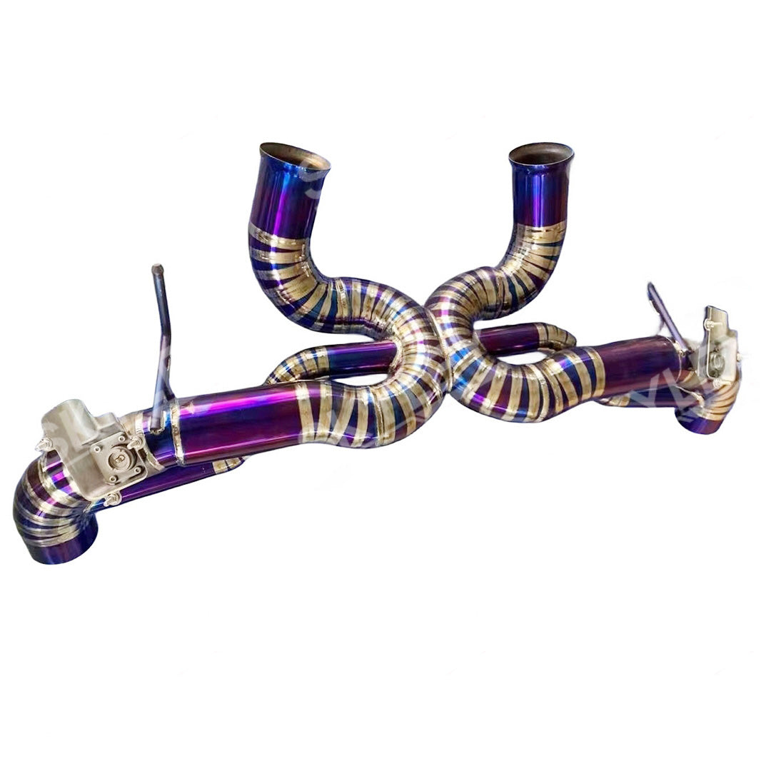 High Performance Titanium/Stainless steel Valvetronic Exhaust Catback System - Mclaren GT