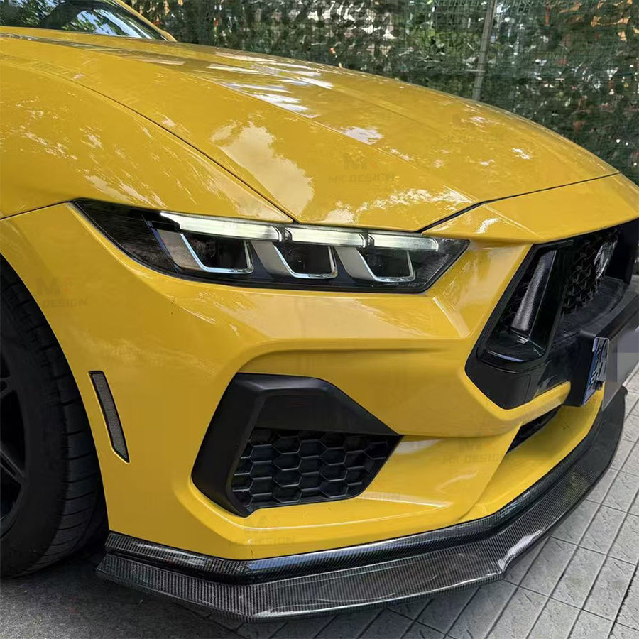 Carbon Fiber Front Lip - 2024+ Ford Mustang Dark Horse