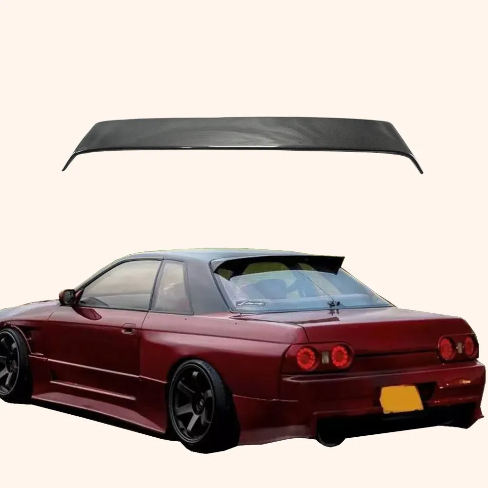 Carbon Fiber Rear Roof Spoiler - Nissan Skyline R32 GTS GTR 89-93