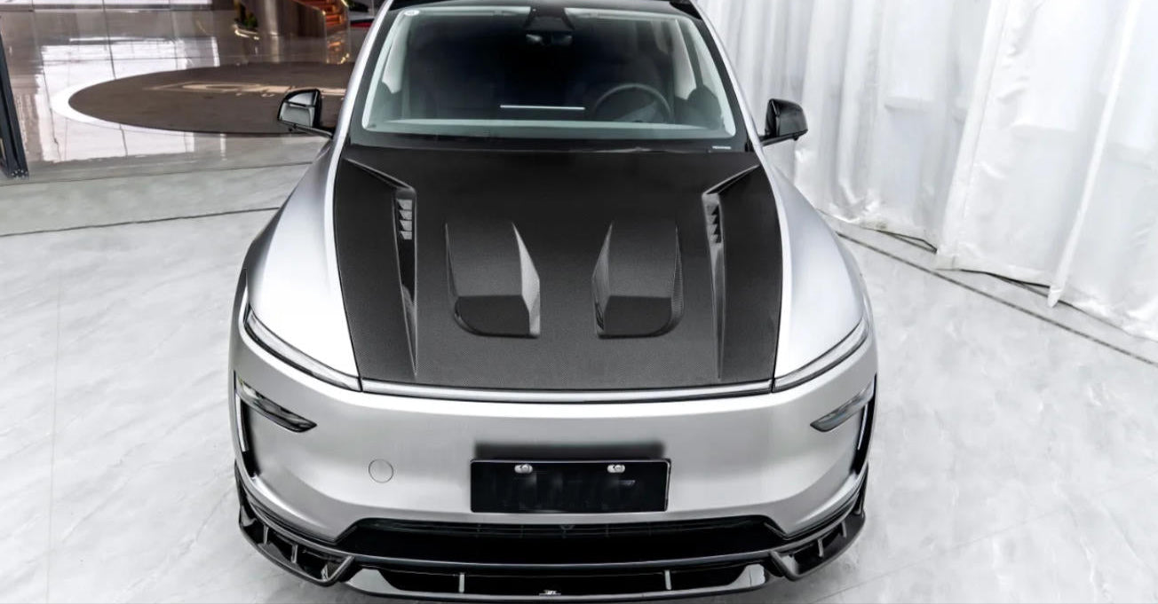 Carbon Fiber Front Bonnet Cover - Tesla Model Y Juniper 2025 2026