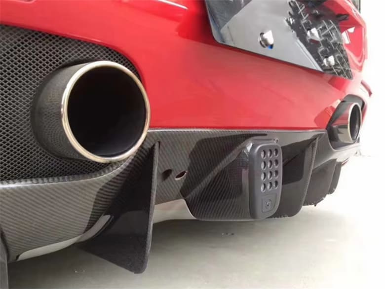 N style Carbon Fiber Rear Diffuser - Ferrari 488/  GTB / Spyder