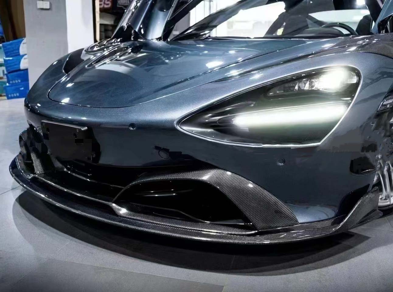 Carbon Fiber BS Front Splitter lip - Mclaren 720s