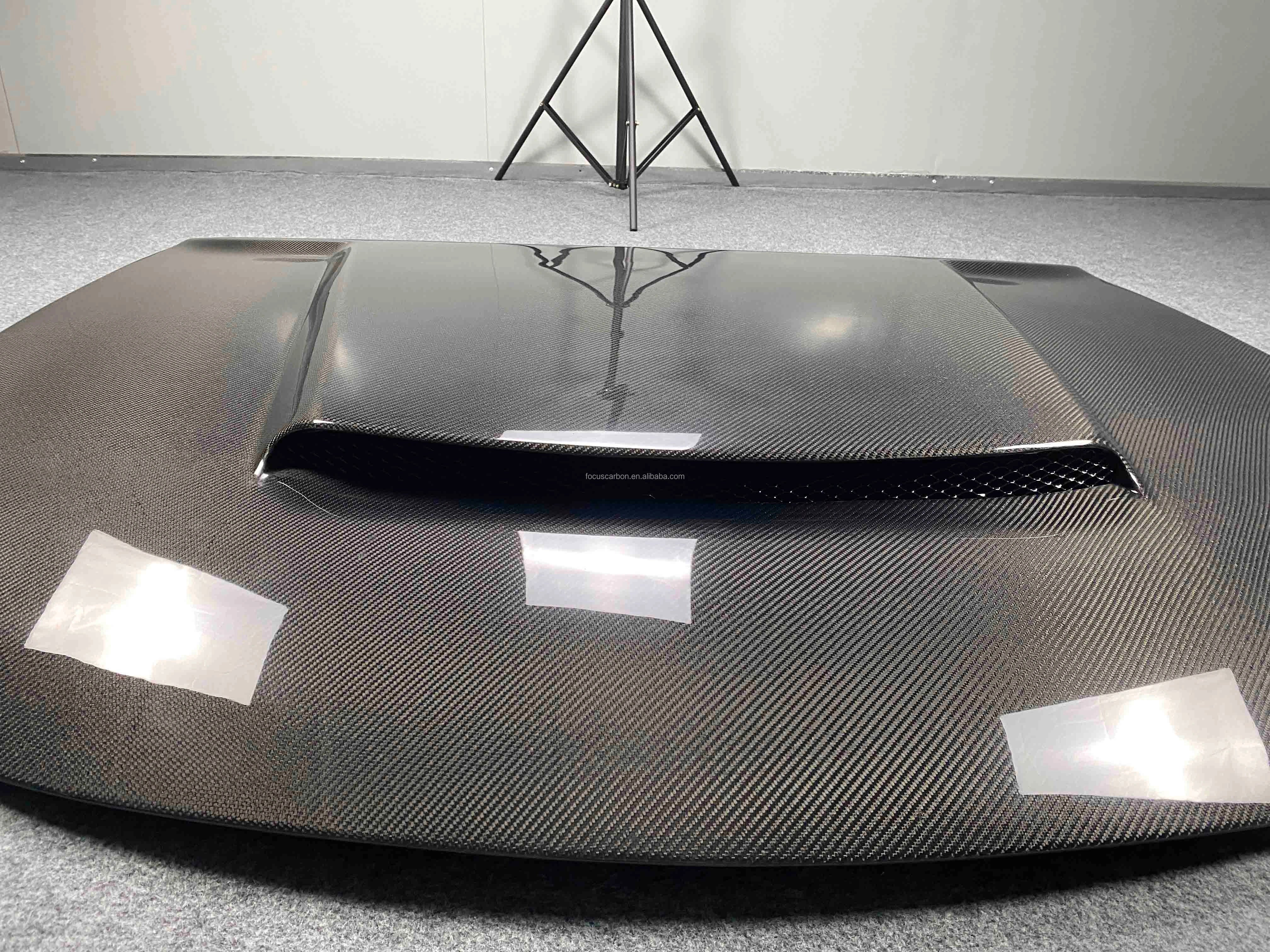 Carbon Fiber Hood w/ Hood Scoop - Dodge Charger