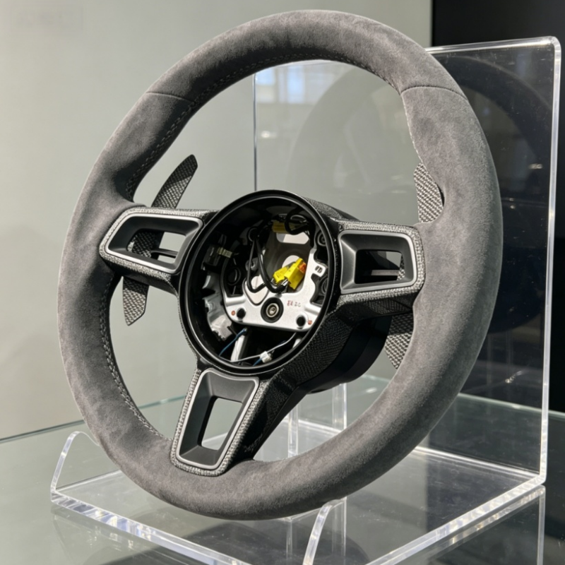 Full Custom Steering Wheel - Porsche Porsche 718 981 991 992 Macan Panamera 971 Cayenne Taycan Boxster Cayman GT
