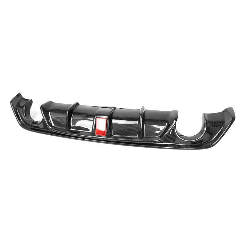 Carbon Fiber Rear Diffuser w/ LED Light -  Infiniti Q60 2016-2022