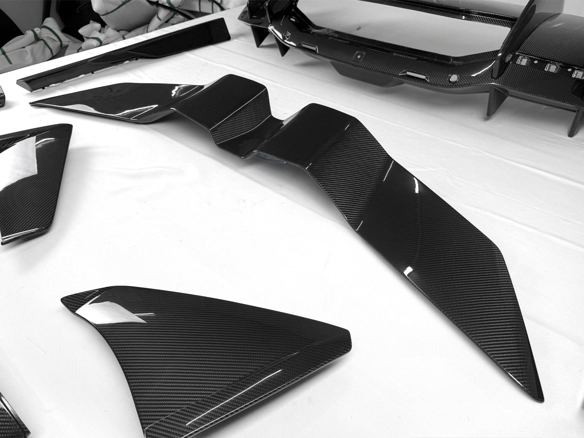Dry Carbon Fiber Rear Spoiler Wing - Lamborghini Revuelto OEM Style