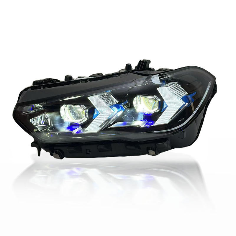 LED Headlight LCI style Dual Color Yellow White DRL Upgrade Replacement - BMW X5 G05