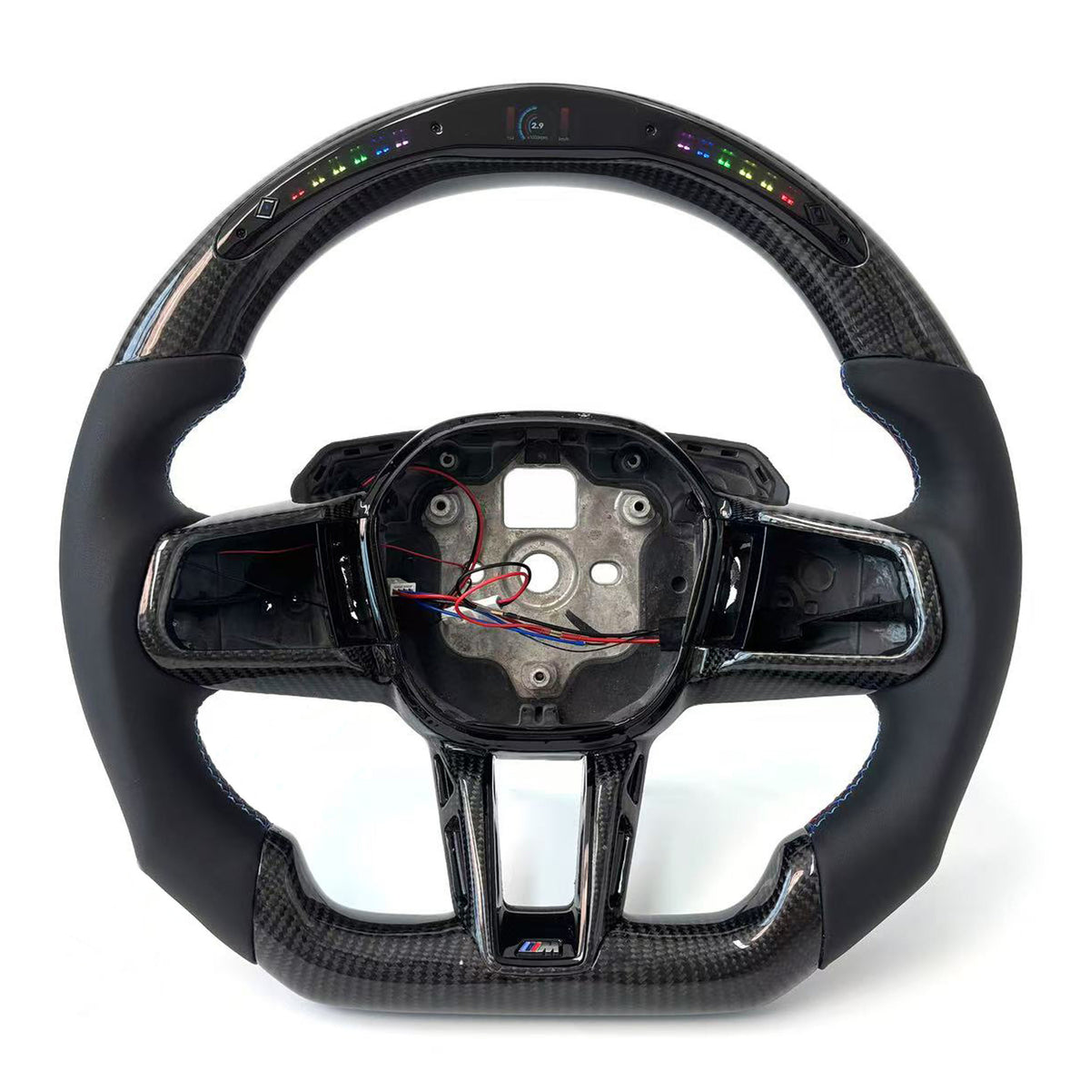 Carbon Fiber Steering Wheel for BMW M5 2024-2026 2 5 7series X1 X2 X3 M5 U06 U10 U11 G45 G60 G61 G70 G90 G99