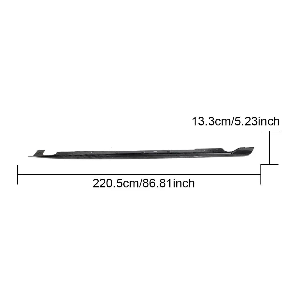 Prepreg Carbon Fiber Side Skirts Extension - BMW 3 Series G20 320i 330i LCI M-Sport 2022-2023