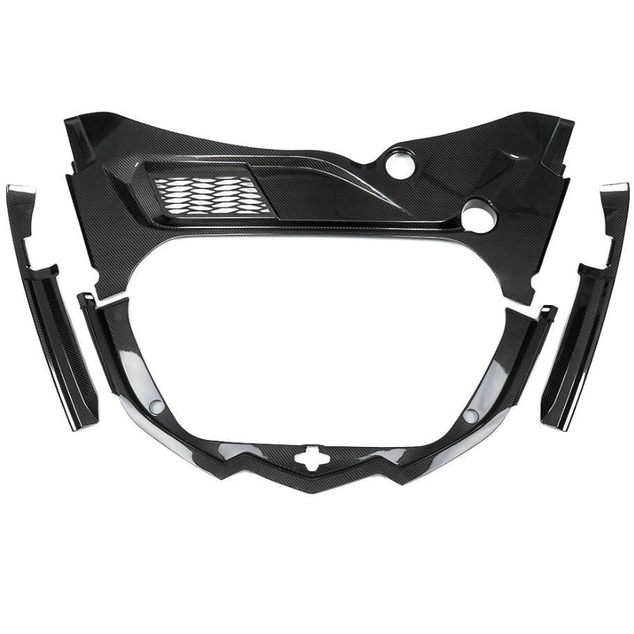 Dry Carbon Fiber Front Frunk Cover Trim Replacement -  Corvette C8 Z06 Z51 Stingray