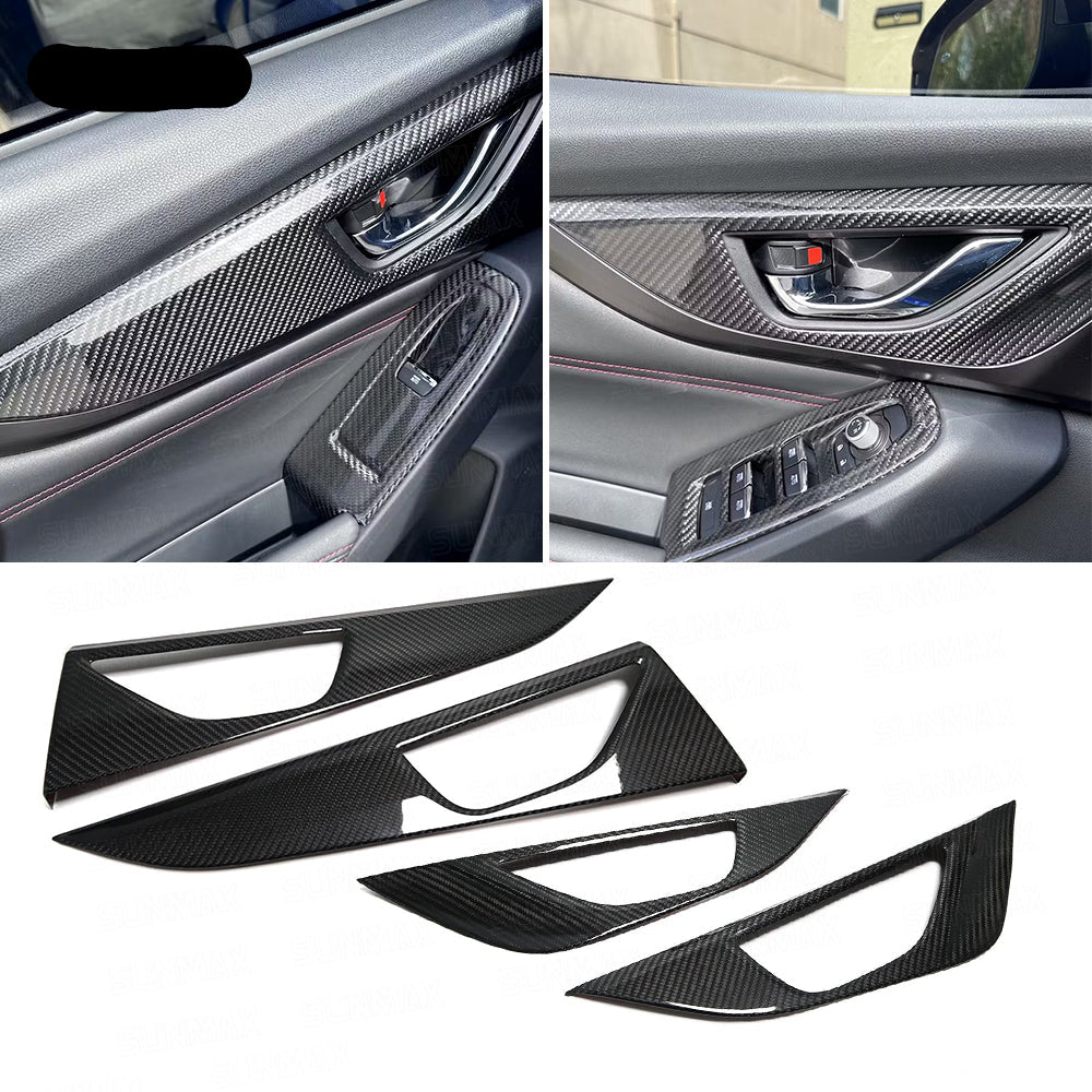 Carbon Fiber Door Panel Trim - Subaru WRX 2022-2024