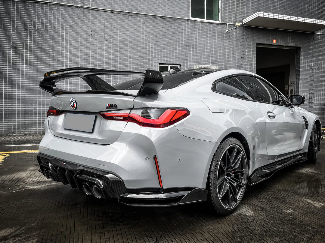 Prepreg Carbon Fiber TK Agressive Large Rear Trunk Wing - BMW  M3 G80 M4 G82