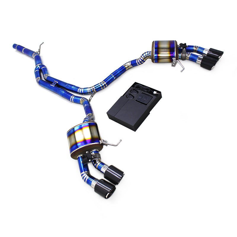 Full Titanium Exhaust Valved System - Porsche Macan 3.0T 2014-2023