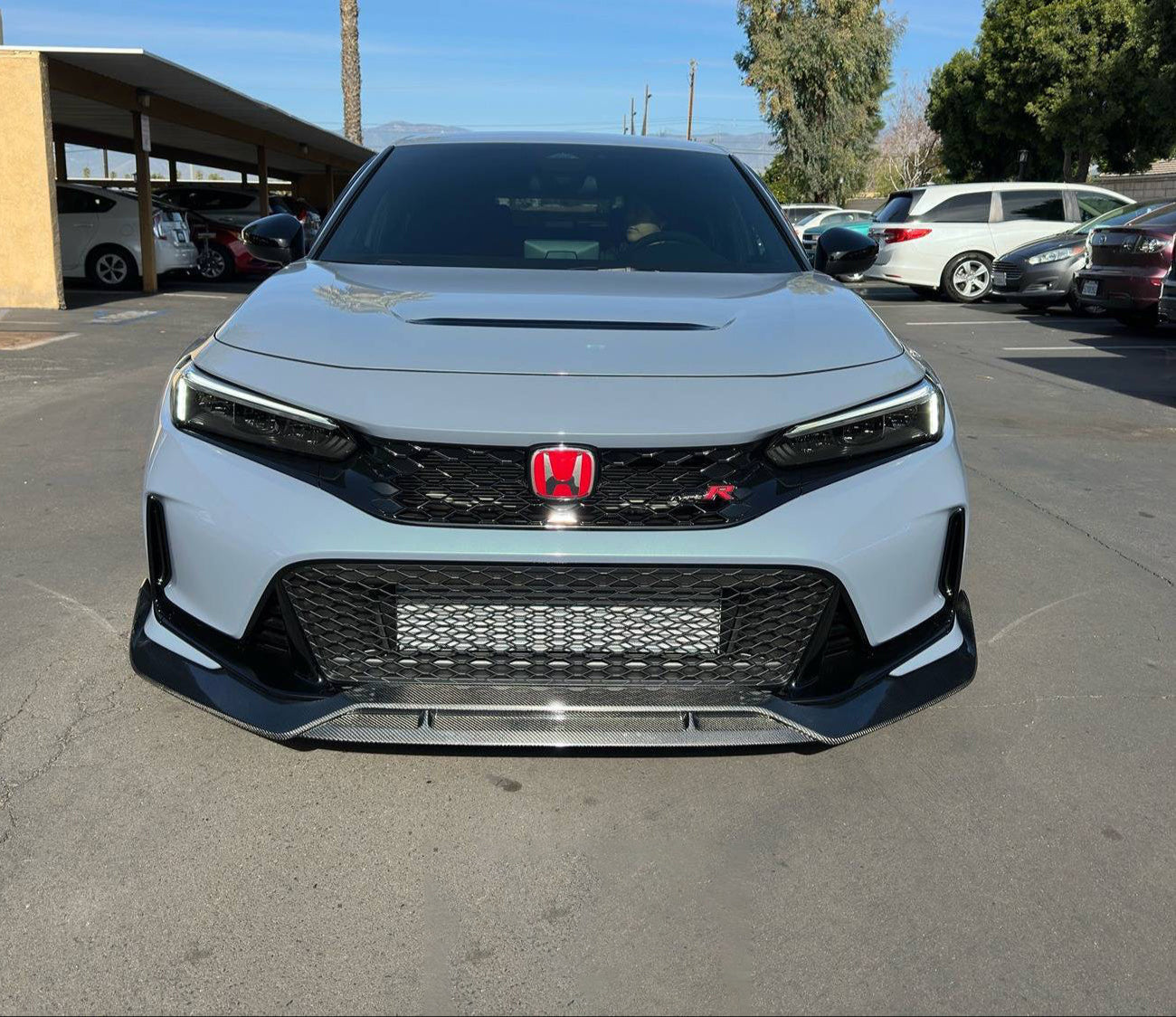 Carbon Fiber A Style Front Splitter Lip - Honda Civic TypeR FL5