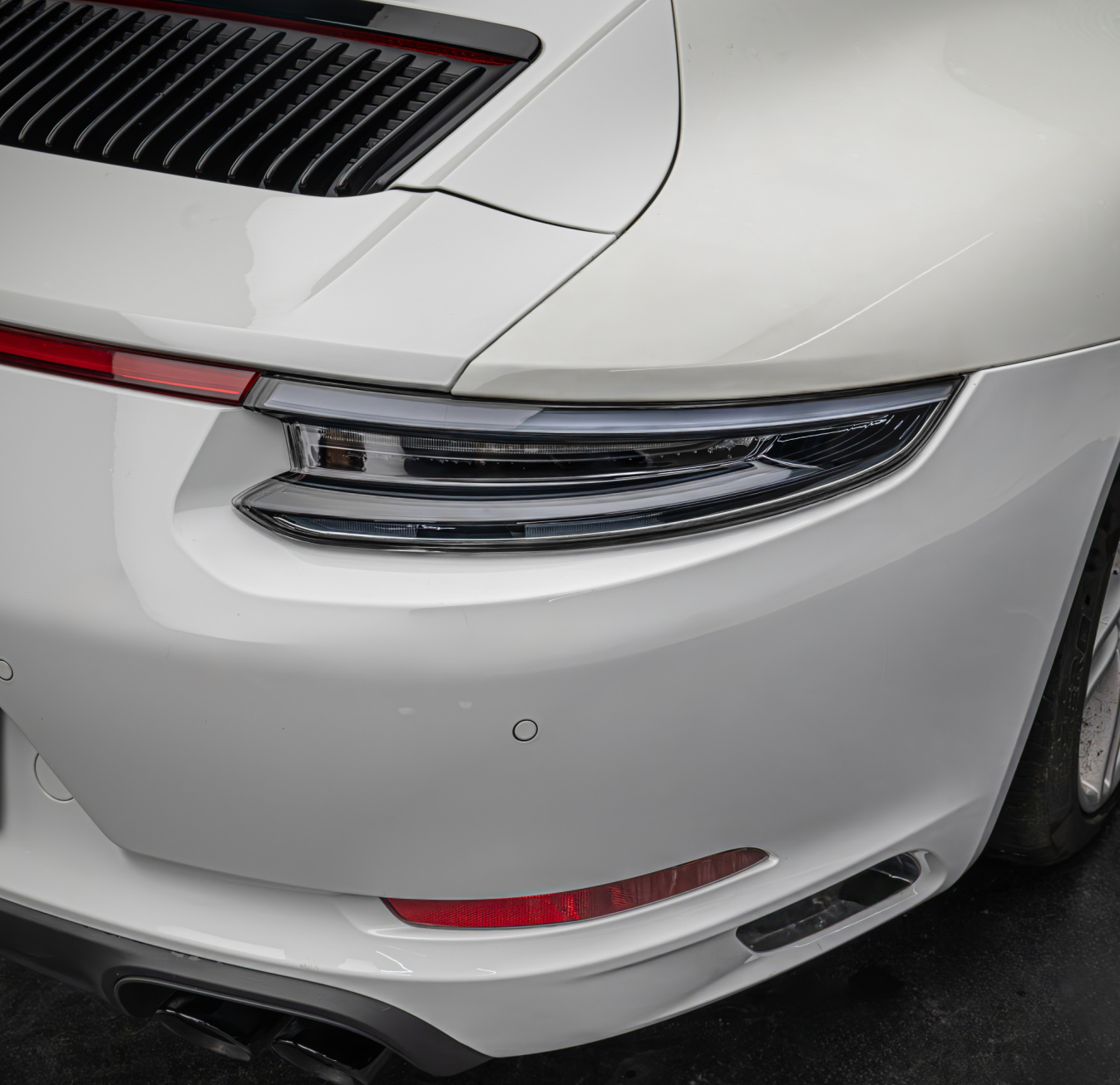 2016-2019 Porsche 911 991.2 Clear LED Taillights Plug & Play