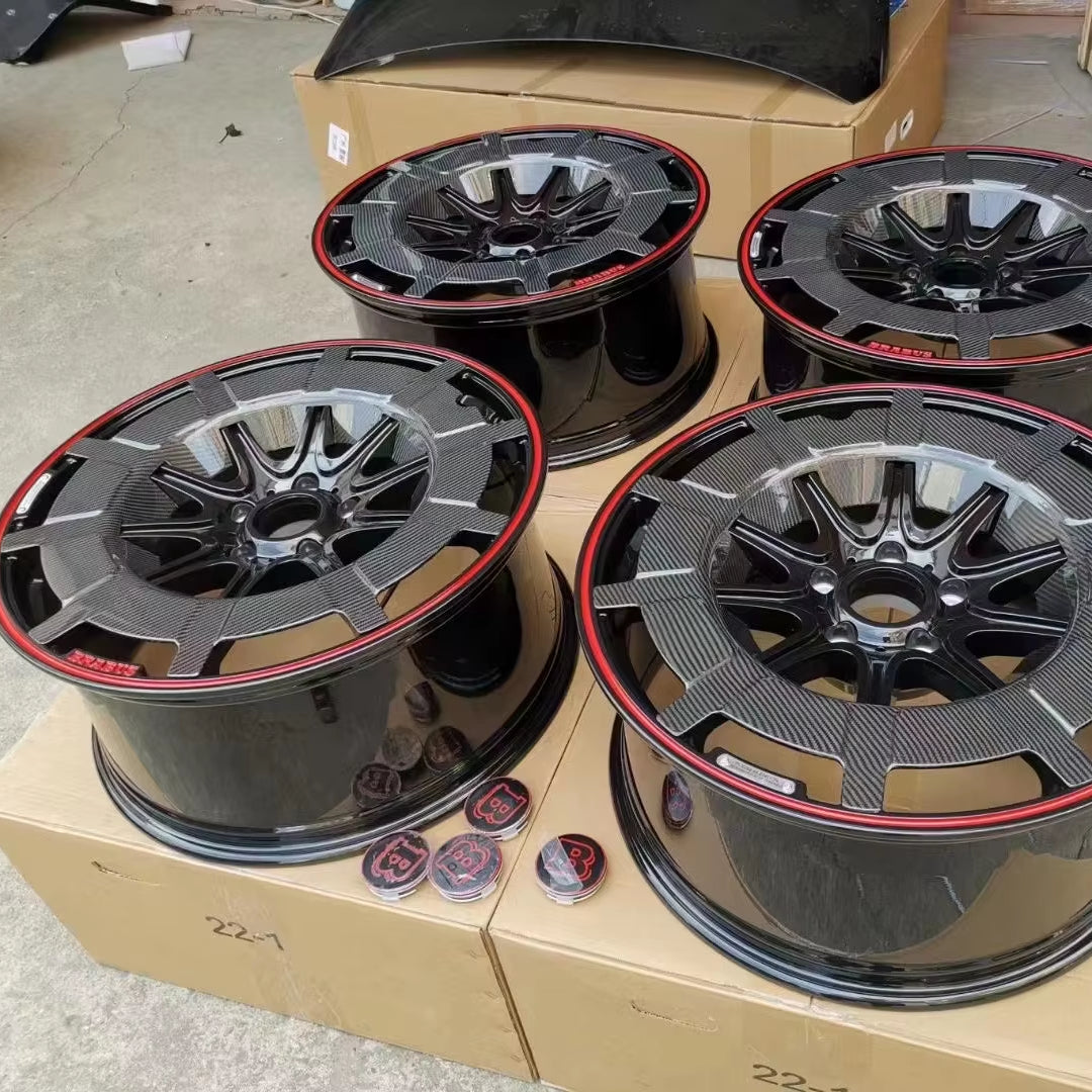 Carbon Fiber B Style Wheels - Mercedes G Class W464 900 X167 GLS GLS450 GLS63 G wagon AMG 2020+