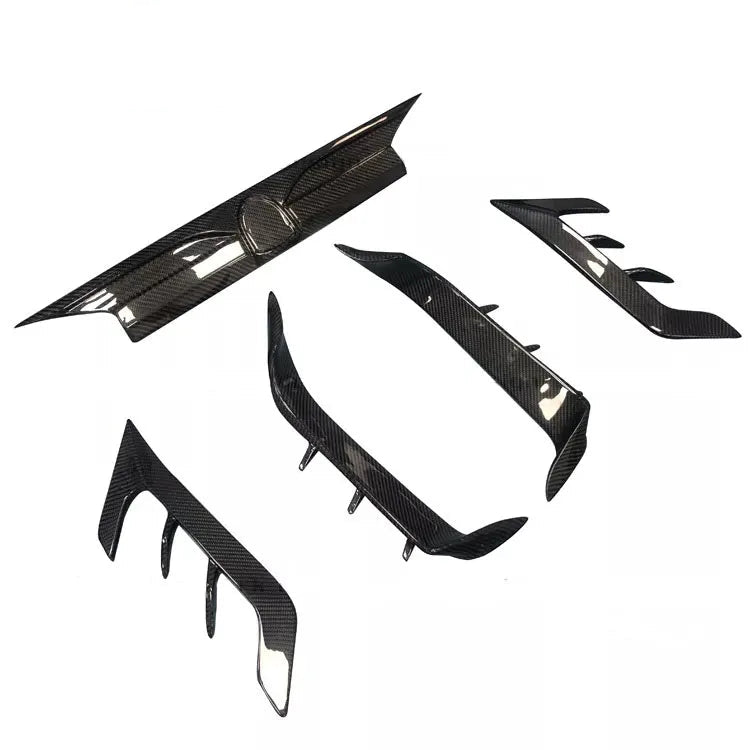 Carbon Fiber LD Style Side Fender & Rear Bumper Trim & Trunk Lid Trim - BMW F96 X6M