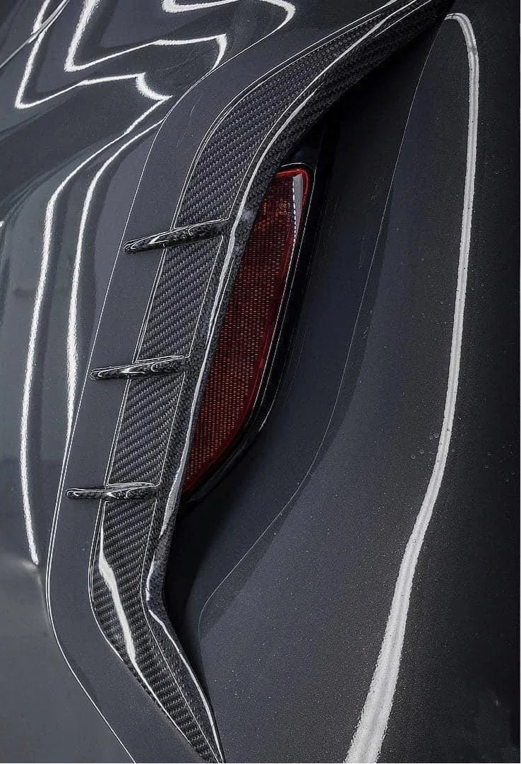 Carbon Fiber LD Style Side Fender & Rear Bumper Trim & Trunk Lid Trim - BMW F96 X6M