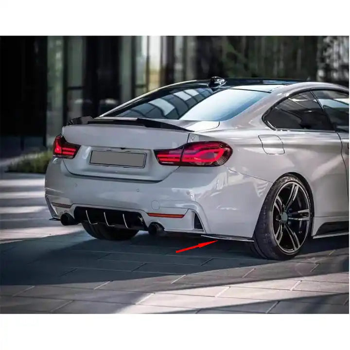 Carbon Fiber Rear Canard Splitters - BMW 4 Series F32 / F33 / F36