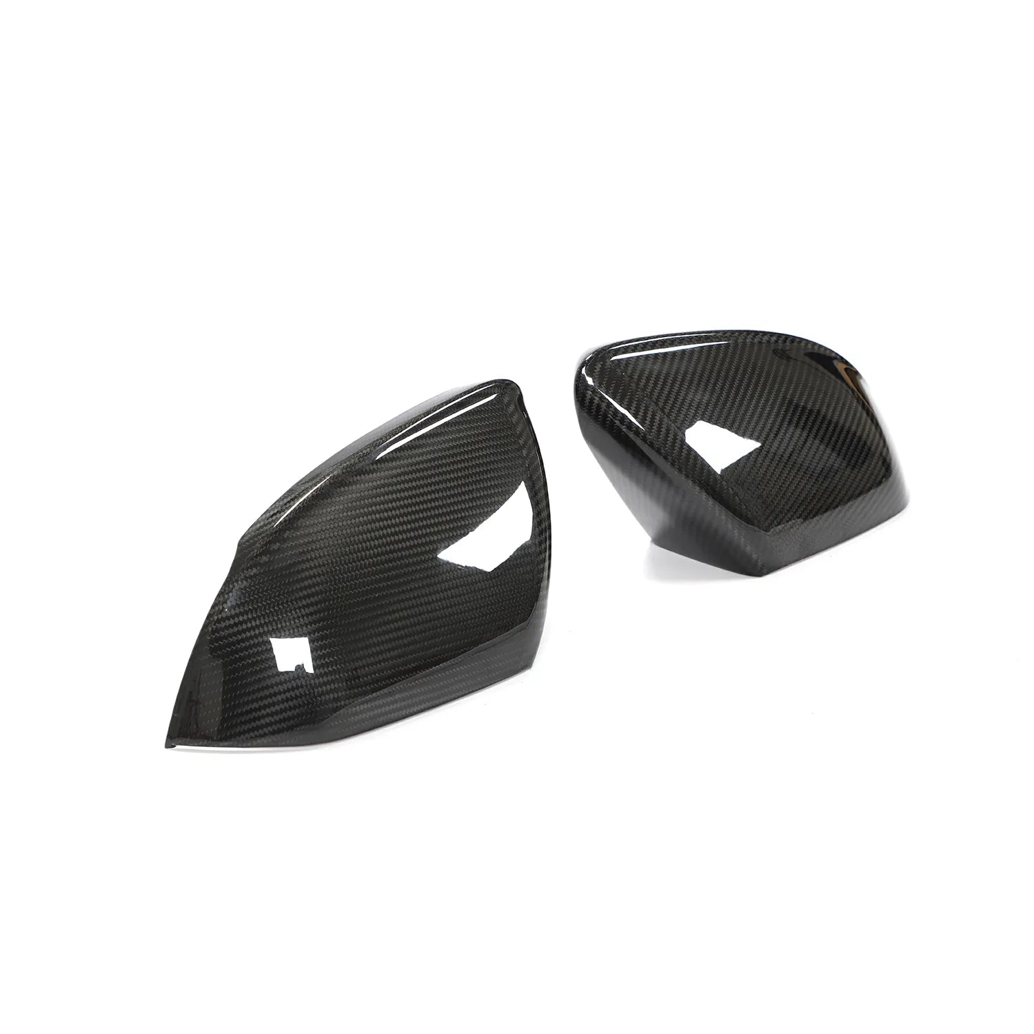 Prepreg Carbon Fiber OEM Style Carbon Fiber Mirror Caps - Audi Q8 RSQ8