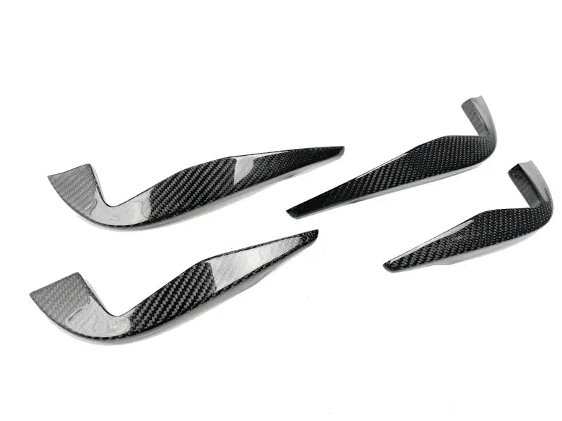 Carbon Fiber Front Bumper Canards - Audi TT RS MK3 TTRS 15-19