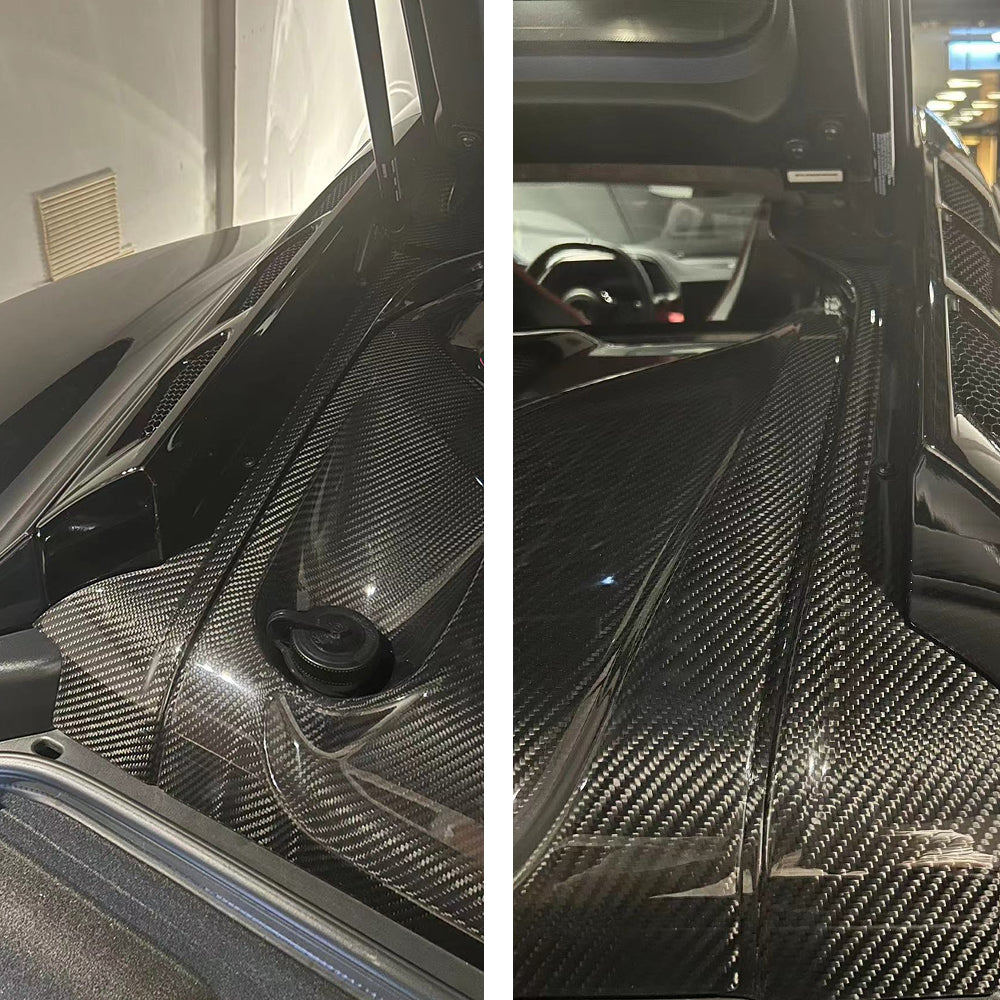 Carbon Fiber Engine Bay Side Trims - Lotus Emira V6 I4 2022 2023 2024