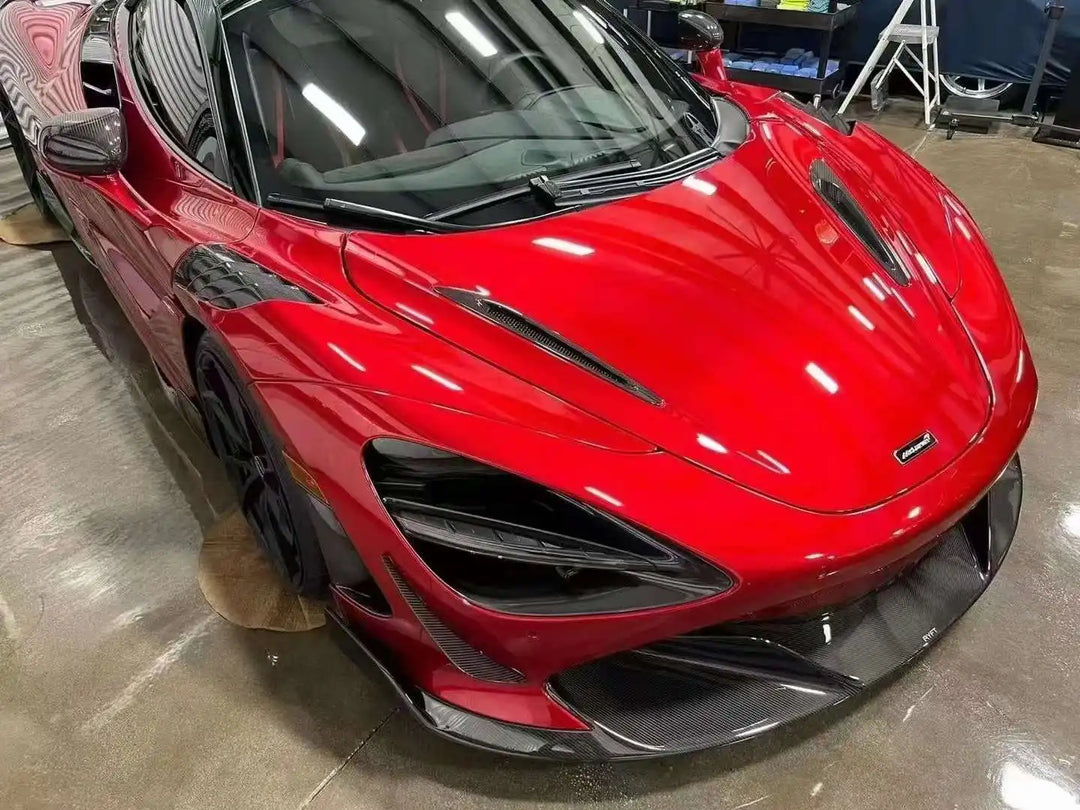 Dry Prepreg Carbon Fiber Front Lip V2 - Mclaren 720s