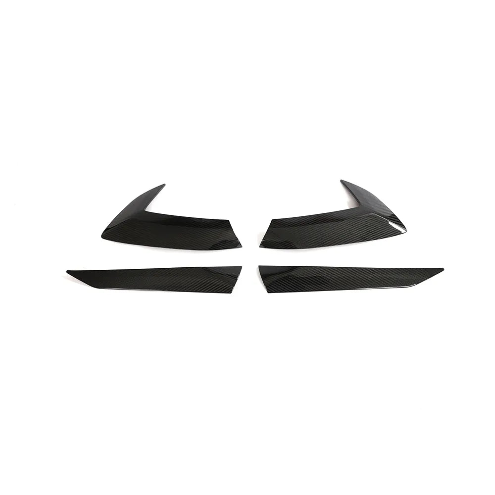 Carbon Fiber Side Fender Vent Door Garnish Trim - Corvette C8