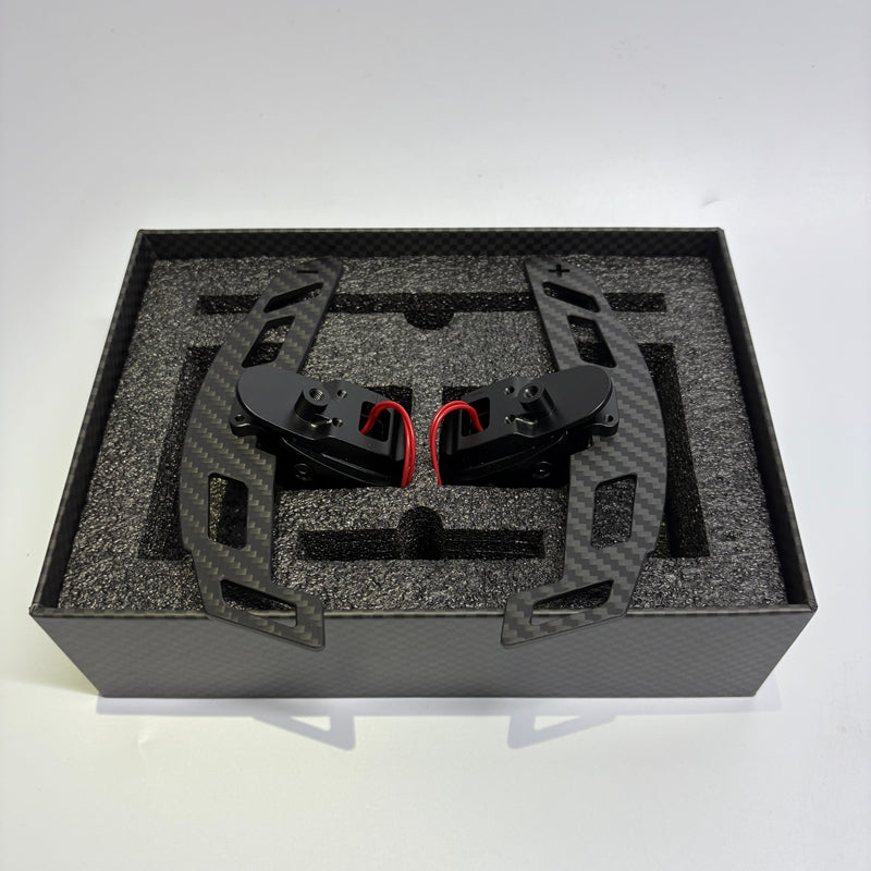 Magnetic Carbon Fiber Audi Paddle Shifters - A6 A7 S6 S7 RS6 RS7