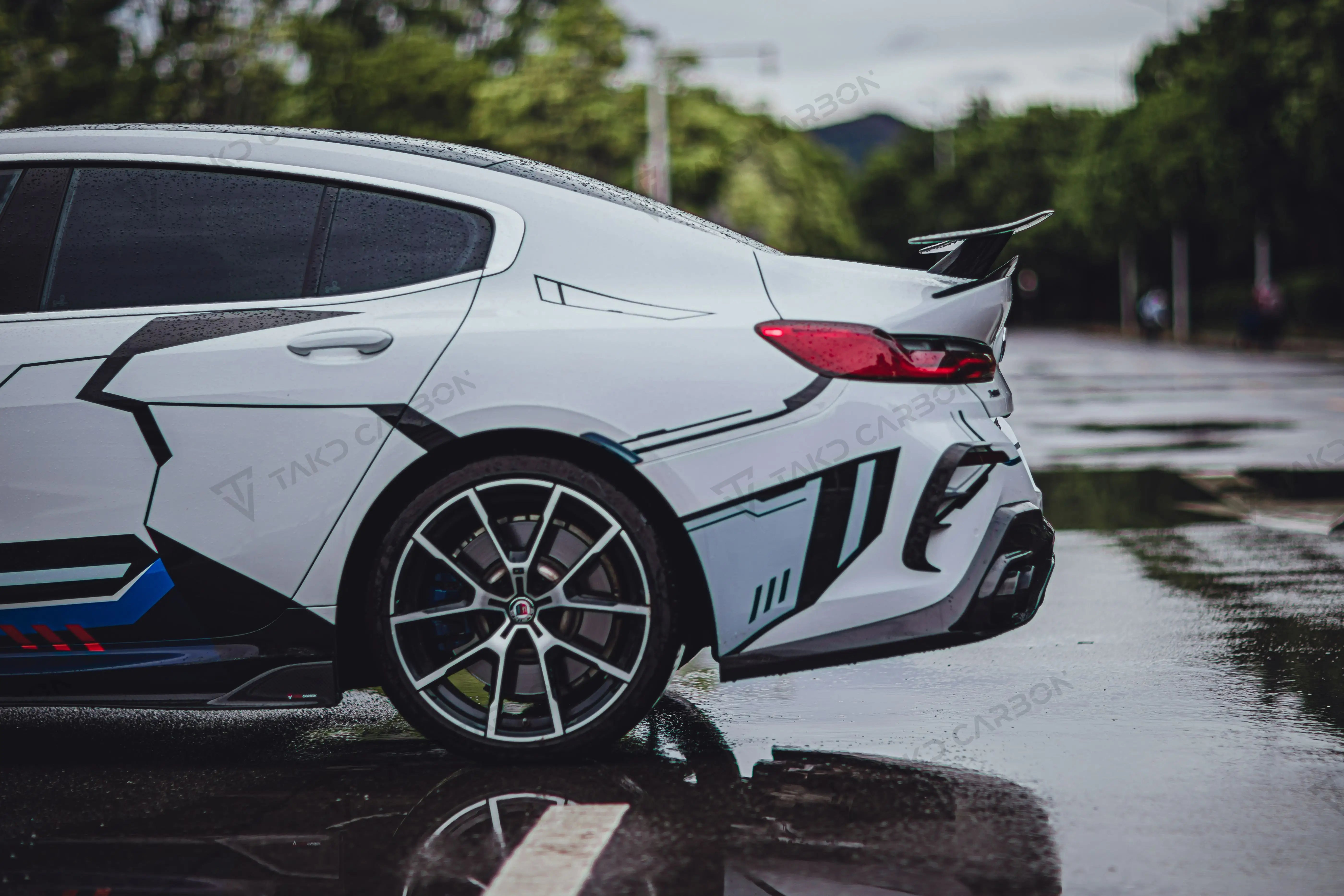 Carbon Fiber TK Rear Wing - BMW 8 Series G16