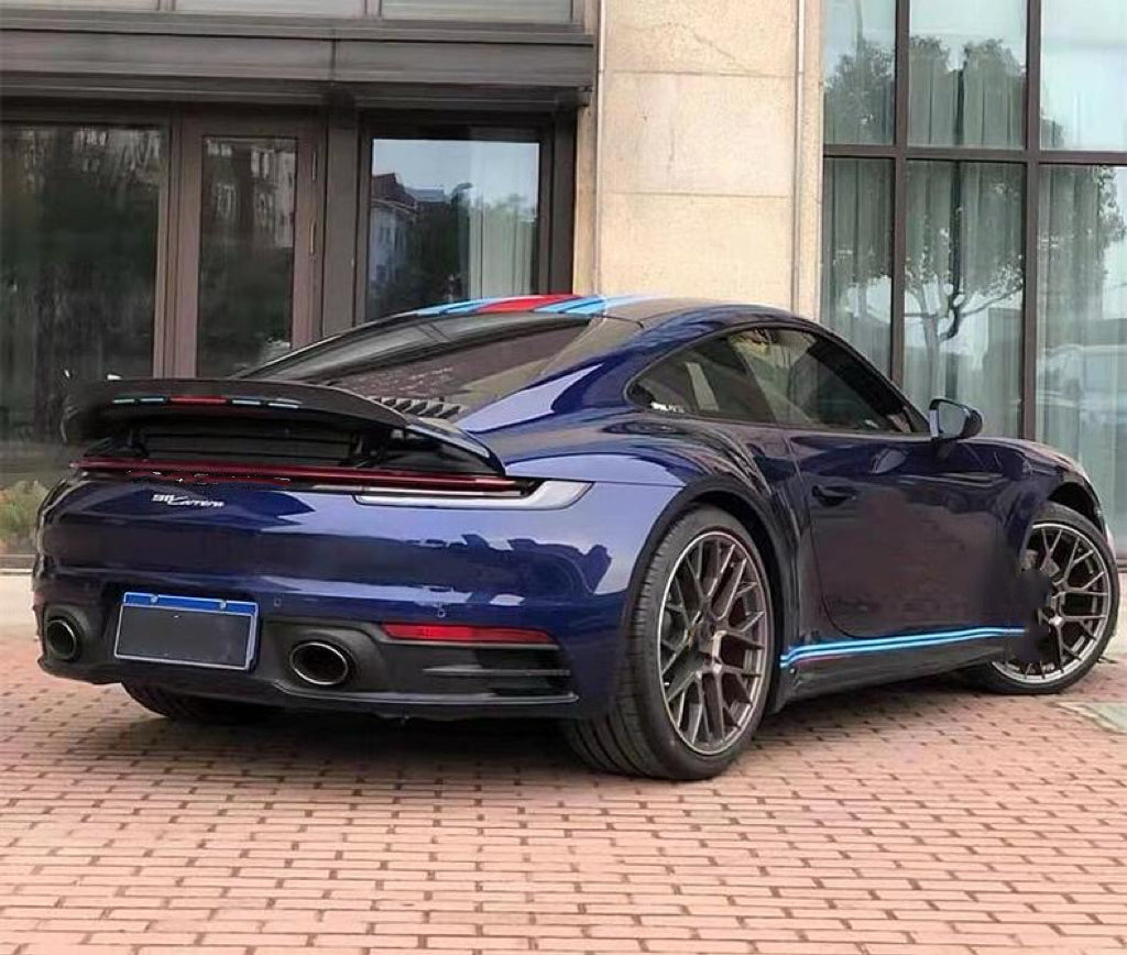 Dry Carbon Fiber Ducktail Trunk Lip Rear Spoiler - Porsche 911 992 Carrera 4 S 4S