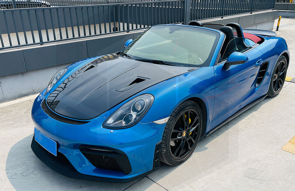 Porsche GT4 Style Front Bumper Upgrade Replacement -  2017-2025 Porsche 718 Boxster Cayman
